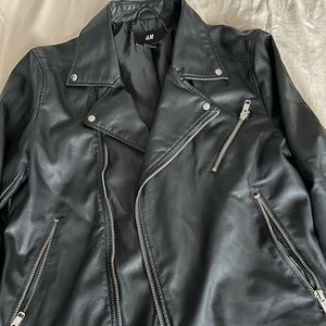 H&M faux leather jacket